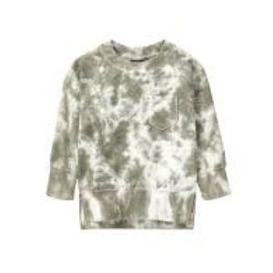 Little Bipsy Green marble Tie-Dye sweatshirt 2-3T